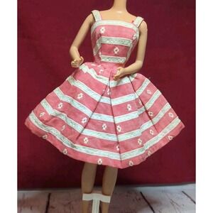 Vintage Barbie Busy Morning #956 Summer Dress Only 1960s, Very Nice